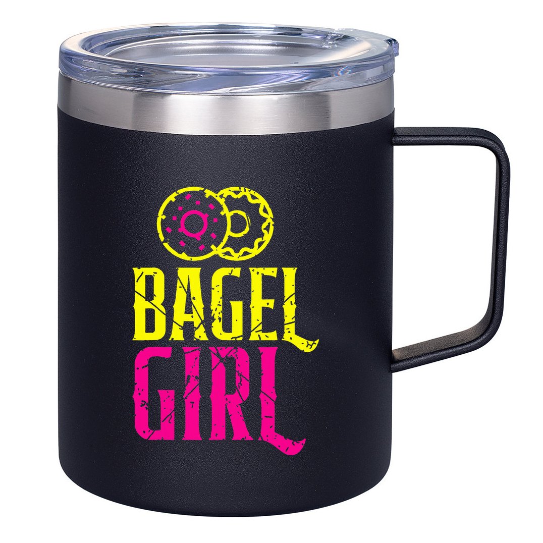 Bagel Girl Funny Bagel Lover Costume 12oz Stainless Steel Coffee Mug