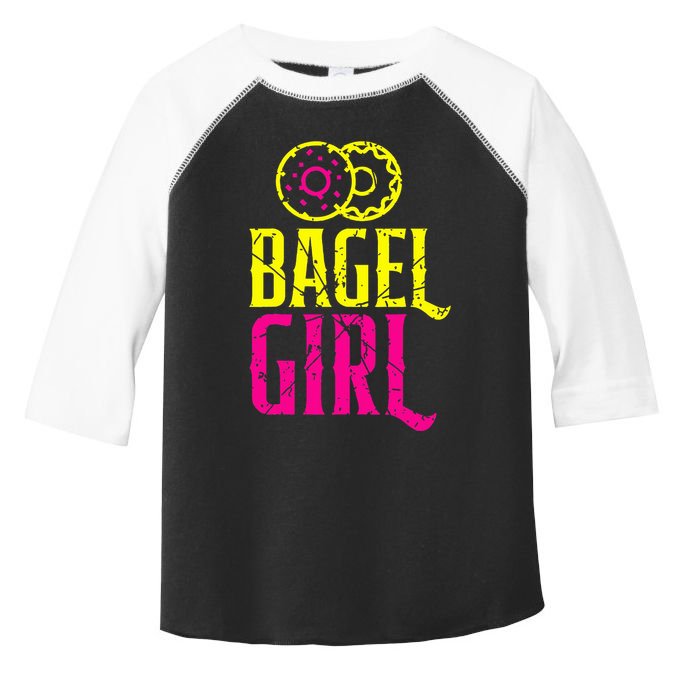 Bagel Girl Funny Bagel Lover Costume Toddler Fine Jersey T-Shirt