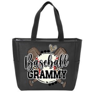 Baseball Grammy Funny Baseball Family Matching Zip Tote Bag