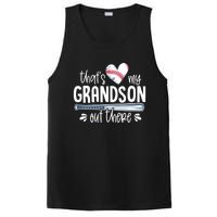 Baseball Gift for Grandparents That's My Grandson Out There PosiCharge Competitor Tank