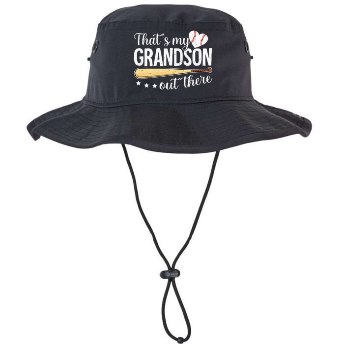 Baseball Grandma Funny Thats My Grandson Out There Baseball Legacy Cool Fit Booney Bucket Hat