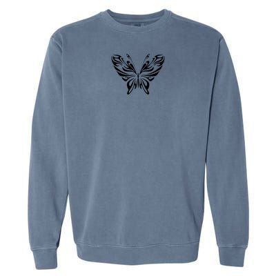 Butterfly Goth Fairy Grunge Graphic Symbol Garment-Dyed Sweatshirt