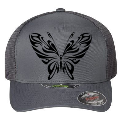 Butterfly Goth Fairy Grunge Graphic Symbol Flexfit Unipanel Trucker Cap