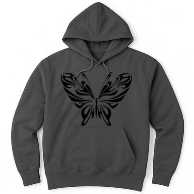 Butterfly Goth Fairy Grunge Graphic Symbol Hoodie