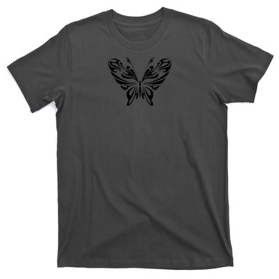 Butterfly Goth Fairy Grunge Graphic Symbol T-Shirt