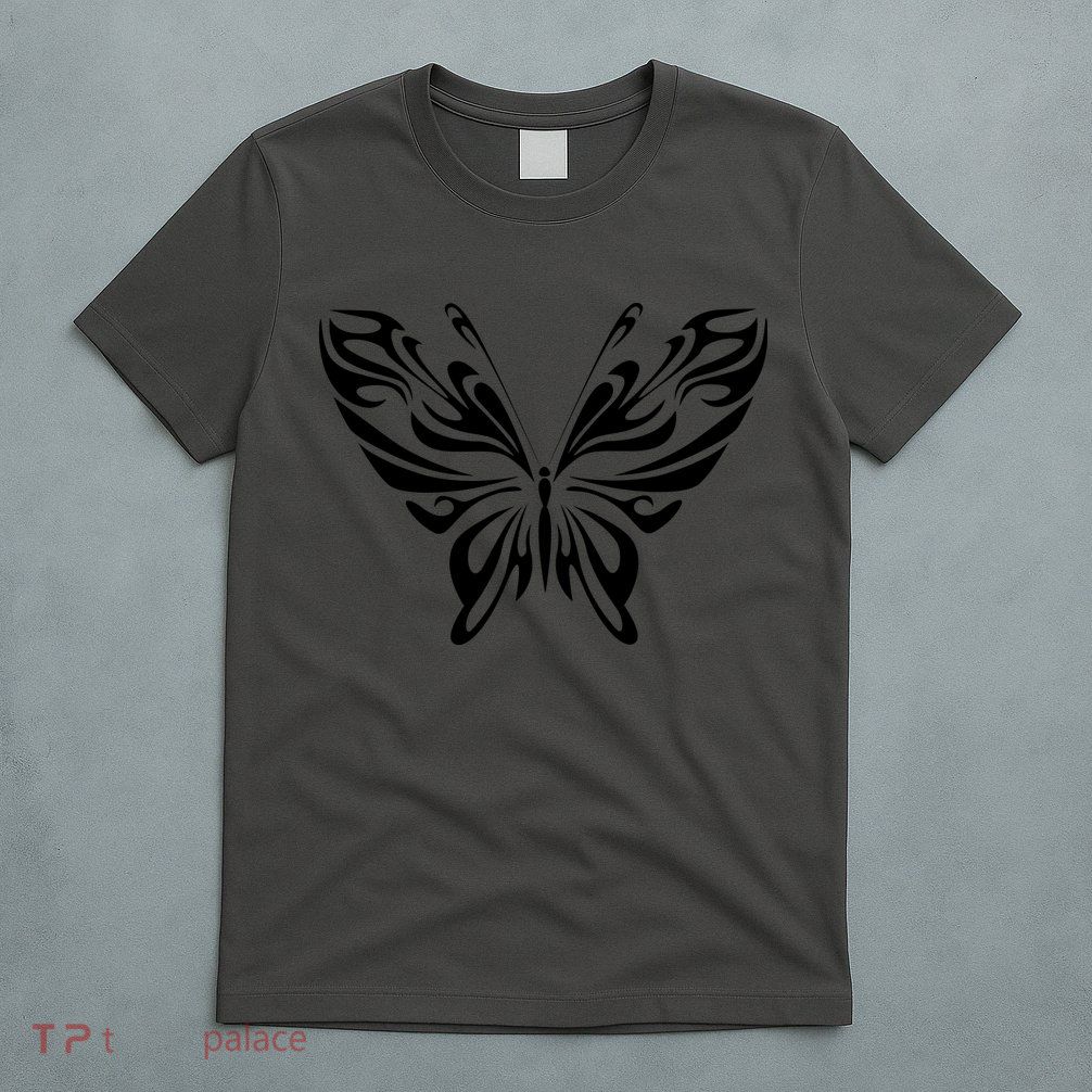 Butterfly Goth Fairy Grunge Graphic Symbol T-Shirt