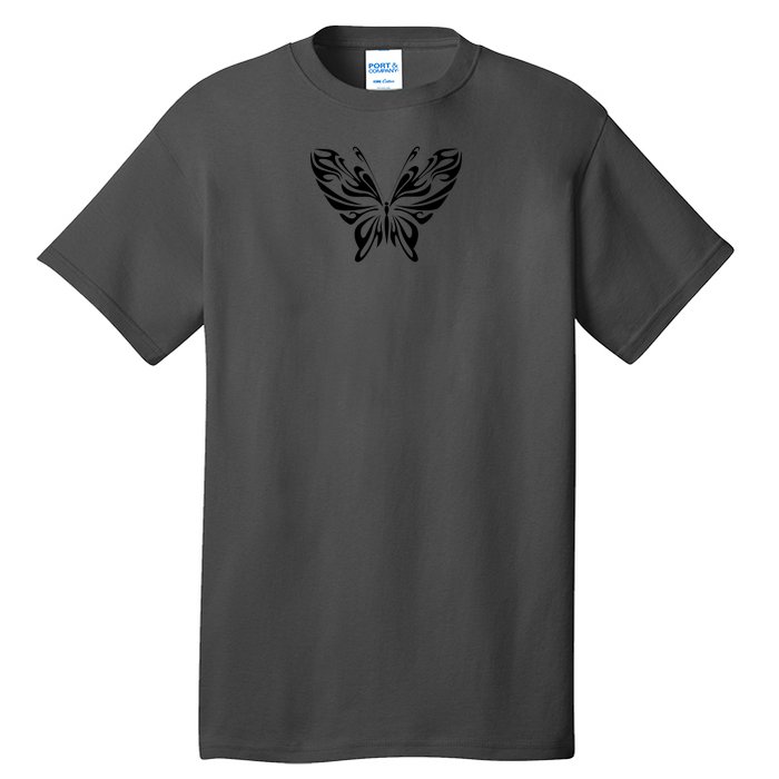 Butterfly Goth Fairy Grunge Graphic Symbol Tall T-Shirt