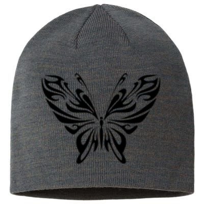 Butterfly Goth Fairy Grunge Graphic Symbol Sustainable Beanie