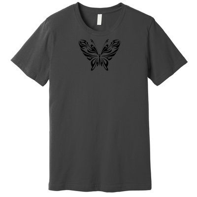 Butterfly Goth Fairy Grunge Graphic Symbol Premium T-Shirt