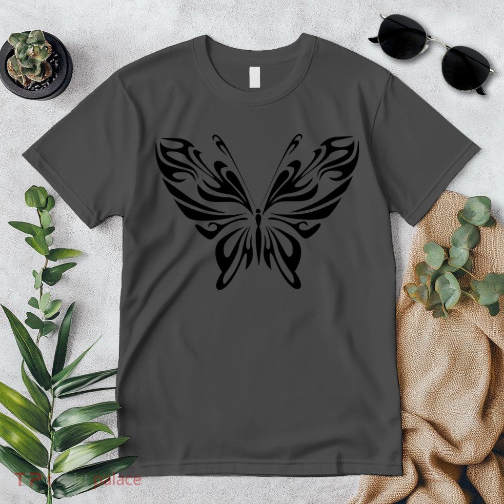 Butterfly Goth Fairy Grunge Graphic Symbol Premium T-Shirt