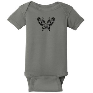 Butterfly Goth Fairy Grunge Graphic Symbol Baby Bodysuit