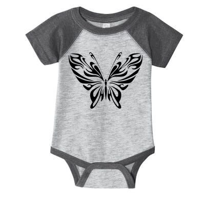 Butterfly Goth Fairy Grunge Graphic Symbol Infant Baby Jersey Bodysuit
