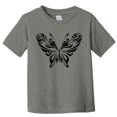 Butterfly Goth Fairy Grunge Graphic Symbol Toddler T-Shirt