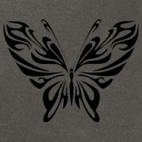 Butterfly Goth Fairy Grunge Graphic Symbol Cotton Canvas Backpack