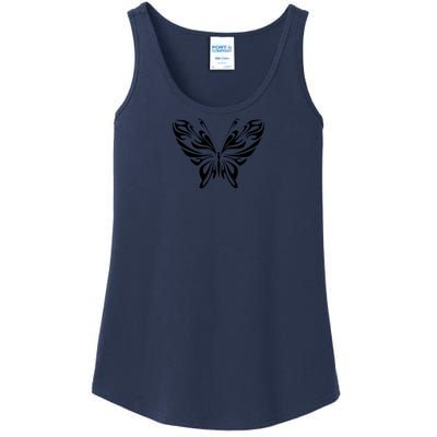 Butterfly Goth Fairy Grunge Graphic Symbol Ladies Essential Tank