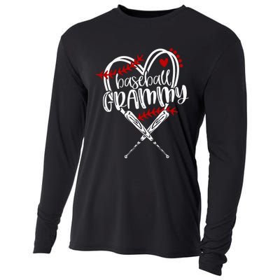 Baseball Grammy Funny Baseball Family Matching Cooling Performance Long Sleeve Crew