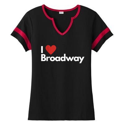 Best Gift For Broadway Lovers Ladies Halftime Notch Neck Tee