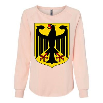 Badge Germany Flag Cool German Womens California Wash Sweatshirt