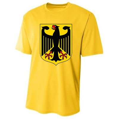 Badge Germany Flag Cool German Youth Performance Sprint T-Shirt