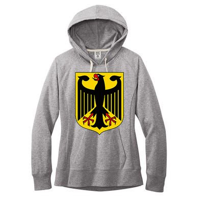 Badge Germany Flag Cool German Women's Fleece Hoodie