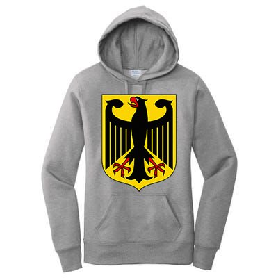 Badge Germany Flag Cool German Women's Pullover Hoodie