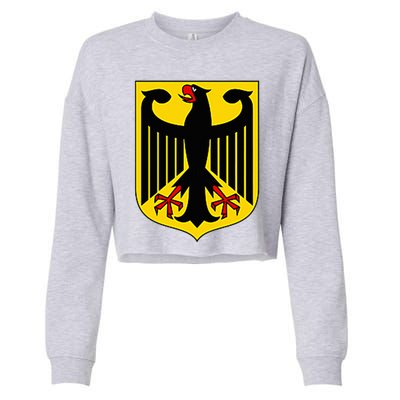 Badge Germany Flag Cool German Cropped Pullover Crew