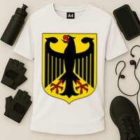 Badge Germany Flag Cool German Cooling Performance Crew T-Shirt