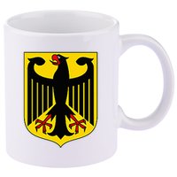 Badge Germany Flag Cool German 11oz C Handle Ceramic Mug