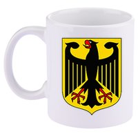 Badge Germany Flag Cool German 11oz C Handle Ceramic Mug