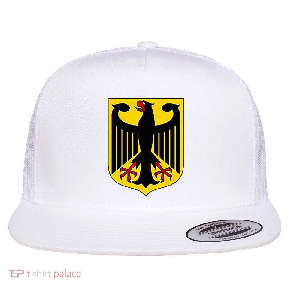 Badge Germany Flag Cool German Flatbill Hat