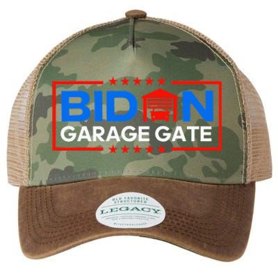 Biden Garage Funny Anti Biden - Garage Gate Political Humor  Legacy Tie Dye Trucker Hat