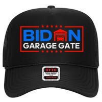 Biden Garage Funny Anti Biden - Garage Gate Political Humor  High Crown Mesh Back Trucker Hat