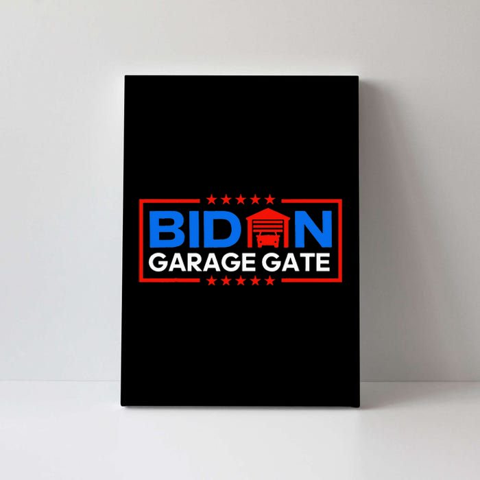 Biden Garage Funny Anti Biden - Garage Gate Political Humor  Canvas