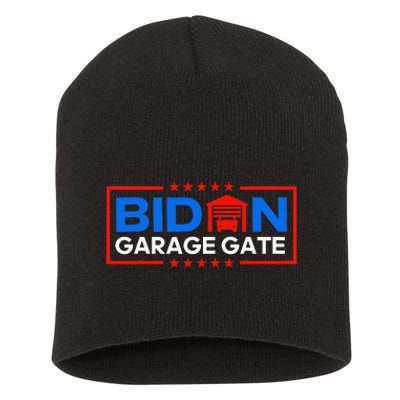 Biden Garage Funny Anti Biden - Garage Gate Political Humor  Short Acrylic Beanie