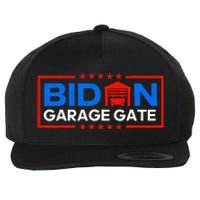 Biden Garage Funny Anti Biden - Garage Gate Political Humor  Wool Snapback Cap