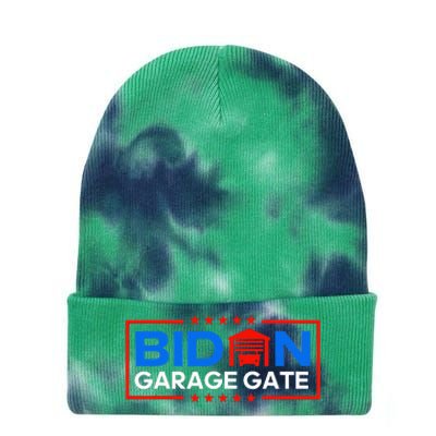 Biden Garage Funny Anti Biden - Garage Gate Political Humor  Tie Dye 12in Knit Beanie