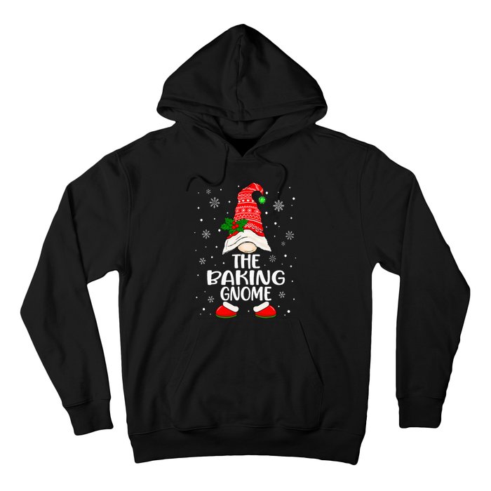 Baking Gnome Funny Matching Family Christmas Pajama Hoodie