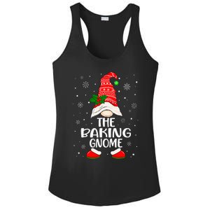 Baking Gnome Funny Matching Family Christmas Pajama Ladies PosiCharge Competitor Racerback Tank