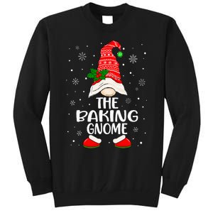 Baking Gnome Funny Matching Family Christmas Pajama Tall Sweatshirt