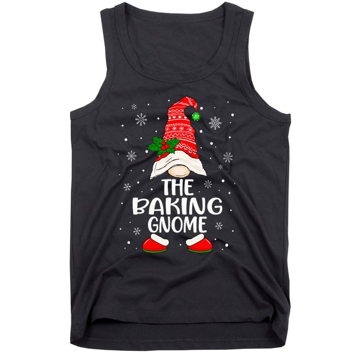 Baking Gnome Funny Matching Family Christmas Pajama Tank Top