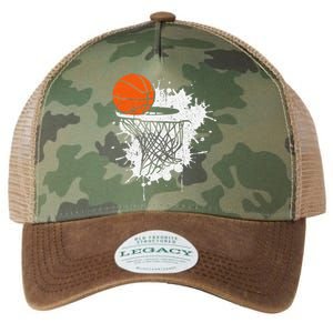 Basketball Gift For Coach Player Baller Legacy Tie Dye Trucker Hat