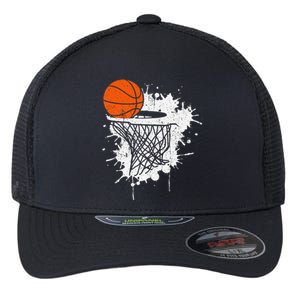 Basketball Gift For Coach Player Baller Flexfit Unipanel Trucker Cap