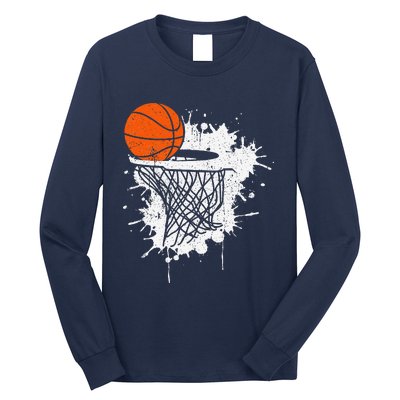 Basketball Gift For Coach Player Baller Long Sleeve Shirt