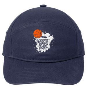 Basketball Gift For Coach Player Baller 7-Panel Snapback Hat