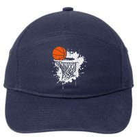 Basketball Gift For Coach Player Baller 7-Panel Snapback Hat