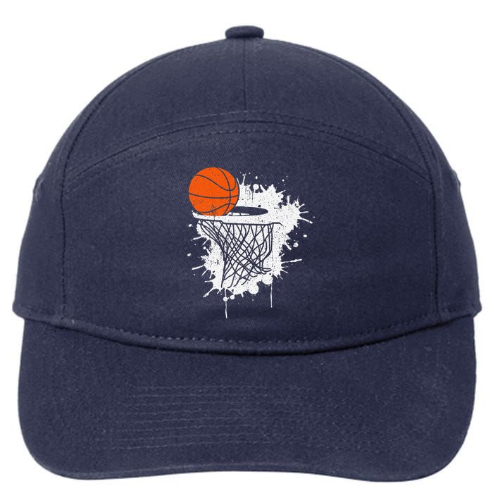 Basketball Gift For Coach Player Baller 7-Panel Snapback Hat