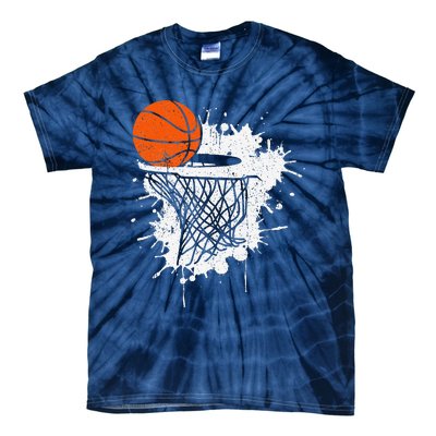 Basketball Gift For Coach Player Baller Tie-Dye T-Shirt