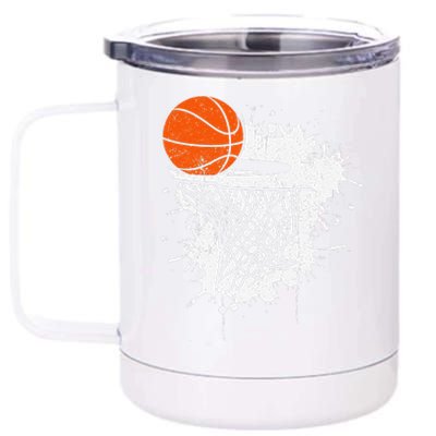 Basketball Gift For Coach Player Baller 12 oz Stainless Steel Tumbler Cup