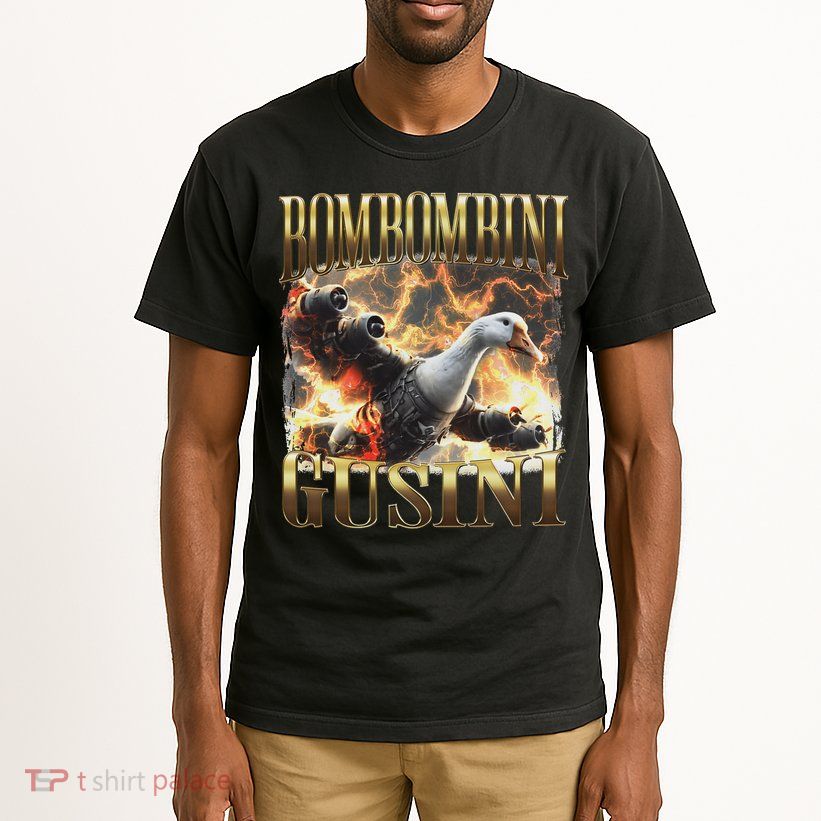 Bombombini Gusini Funny Italian Brainrot Meme Bootleg Tall T-Shirt