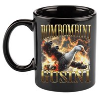 Bombombini Gusini Funny Italian Brainrot Meme Bootleg 11oz C Handle Ceramic Mug
